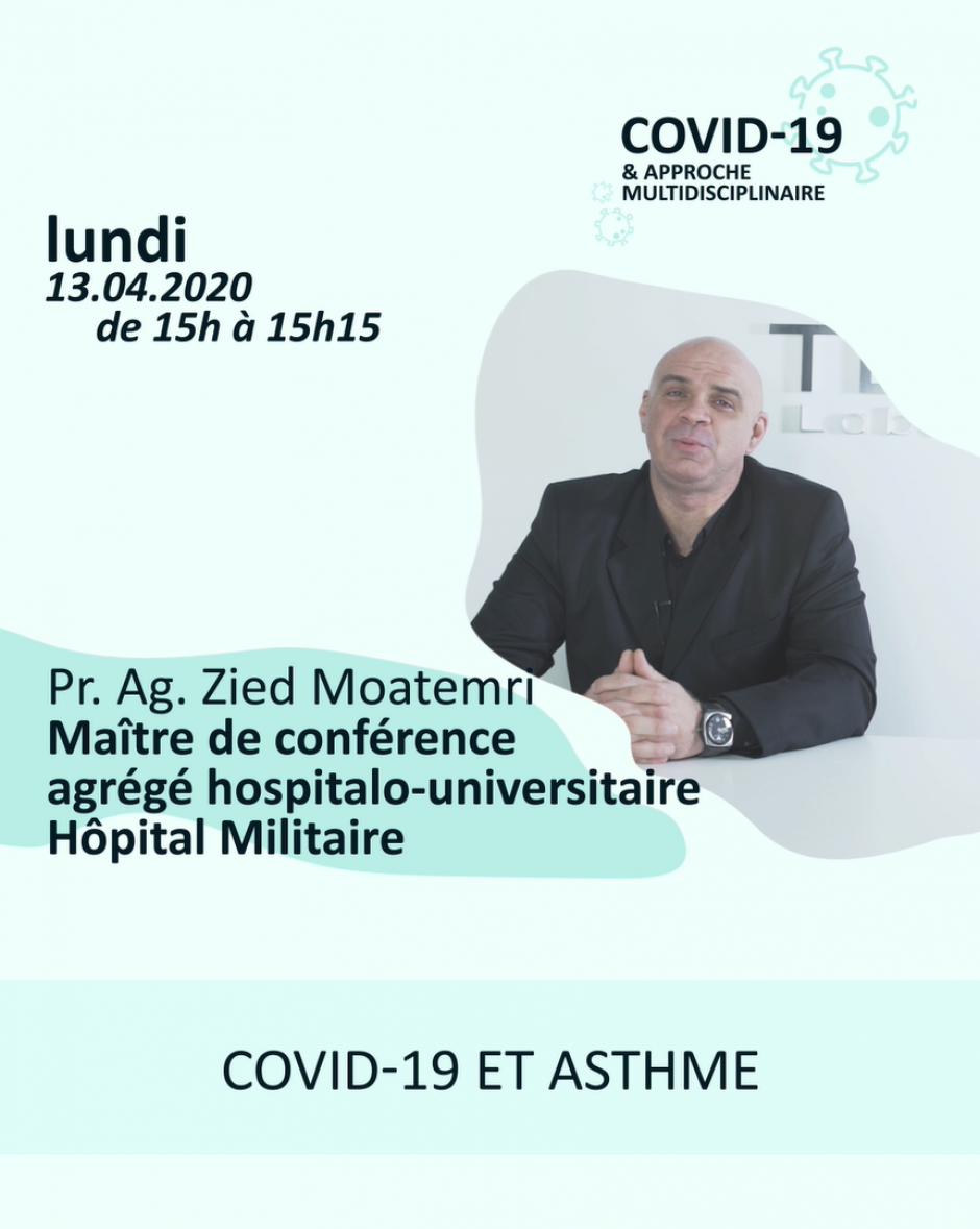 Pr Ag Zied Moatemri : COVID-19 et asthme