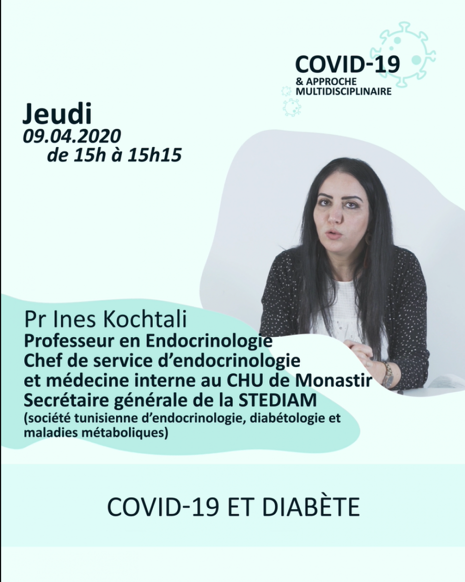 Pr Khochtali Ines : COVID-19 et diabète