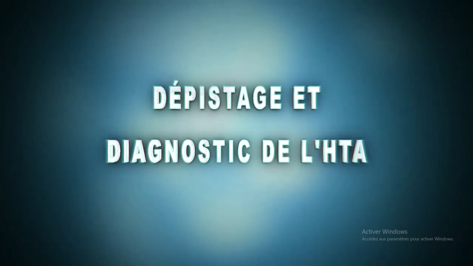 Référentiel HTA Dépistage et Diagnostic