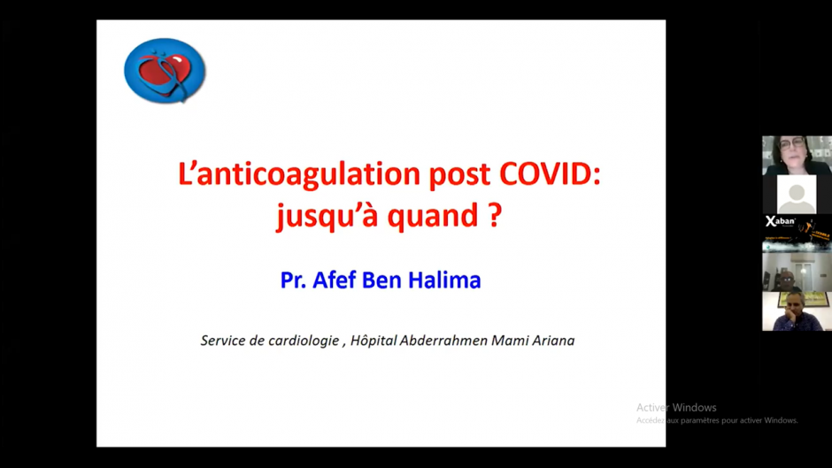 L'anticoagulation post COVID jusqu'à quand